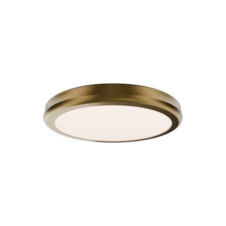 WAC Lighting Parthenon 10" Wide LED Flush Mount Ceiling Fixture / Converts to Wall Sconce Aged Brass