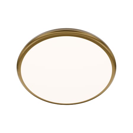 WAC Lighting Parthenon 15" Wide LED Flush Mount Drum Ceiling Fixture / Converts to Wall Sconce Aged Brass