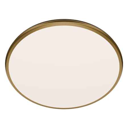 WAC Lighting Parthenon 22" Wide LED Flush Mount Drum Ceiling Fixture / Converts to Wall Sconce Aged Brass