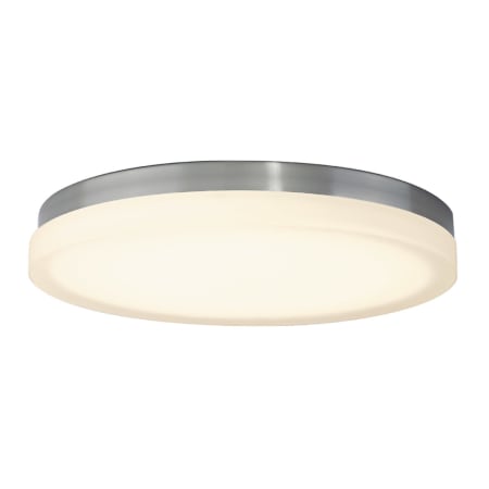 WAC Lighting Slice 14" Wide Integrated LED Flush Mount Drum Ceiling Fixture / Wall Sconce Brushed Nickel / 2700K