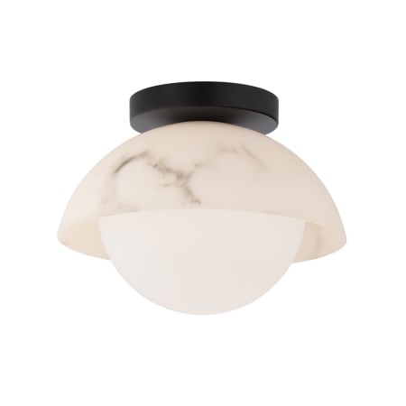 WAC Lighting Moonstone 10" Wide LED Semi-Flush Ceiling Fixture Black