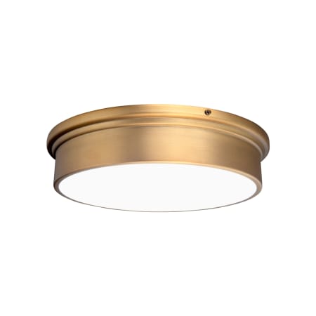 WAC Lighting York 12" Wide LED Flush Mount Drum Ceiling Fixture / Wall Sconce Aged Brass
