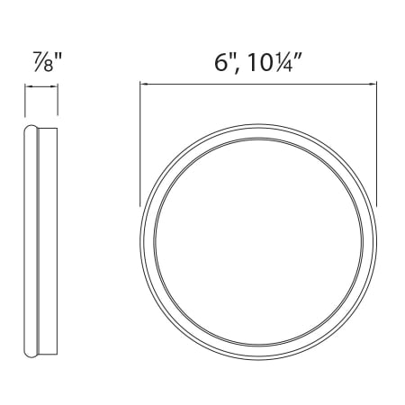 WAC Lighting-FM-4610-Line Drawing