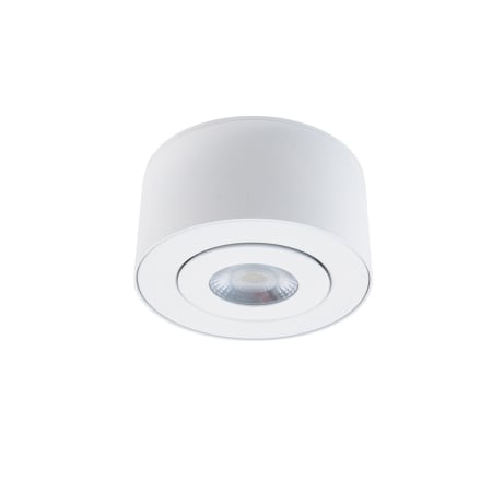 WAC Lighting Peek 5" Wide LED Outdoor Flush Mount Ceiling Fixture Set to 3500K - 277 White