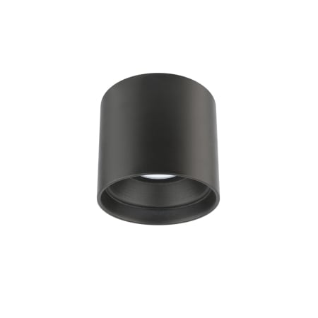 WAC Lighting Downtown 5" Wide LED Outdoor Flush Mount Ceiling Fixture Set to 4000K Black