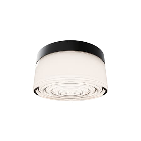 WAC Lighting Balto I 5" Wide 3 Watt Flush Mount Drum Outdoor Ceiling Fixture / Converts to Wall Sconce Black