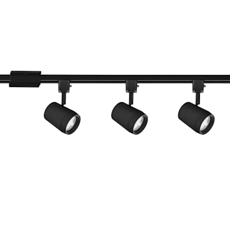 WAC Lighting Ocularc 48" Wide 5-CCT LED Three Head H-Track Lighting Kit Black