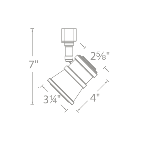 WAC Lighting-H-LED208-30-Line Drawing