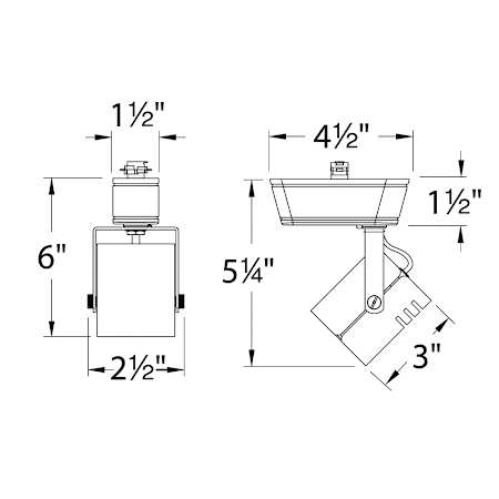 WAC Lighting-HHT-801LED-Line Drawing