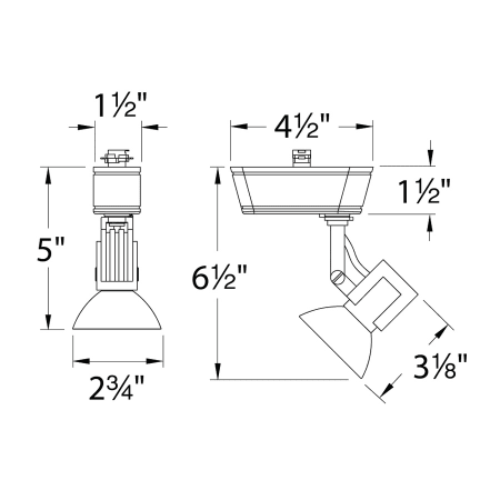WAC Lighting-HHT-856LED-Line Drawing