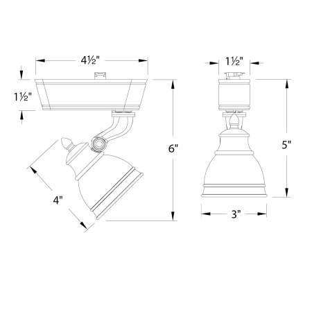 WAC Lighting-HHT-874LED-Line Drawing