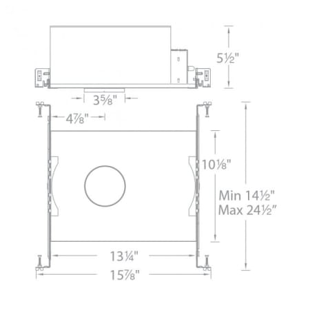 WAC Lighting-HR-2LED-H09D-ICA-Line Drawing