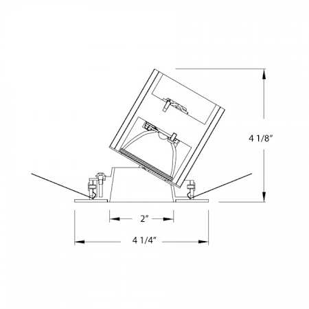 WAC Lighting-HR-2LED-T509S-Line Drawing