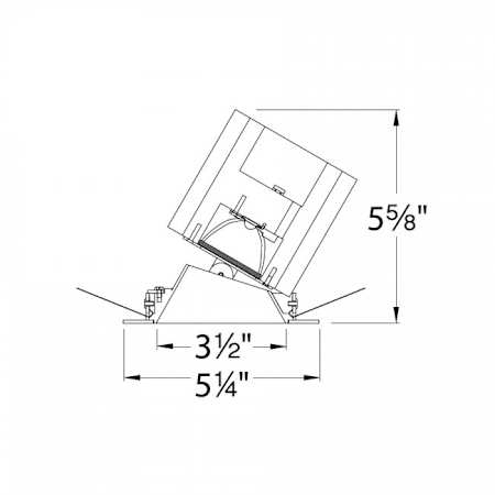 WAC Lighting-HR-3LED-T318N-Line Drawing