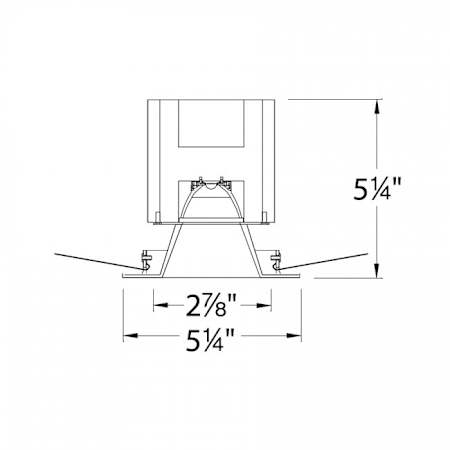 WAC Lighting-HR-3LED-T718N-Line Drawing