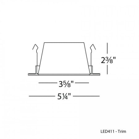 WAC Lighting-HR-LED411-Line Drawing