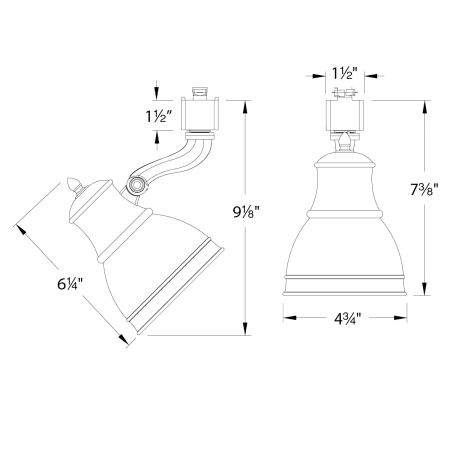 WAC Lighting-HTK-798-Line Drawing