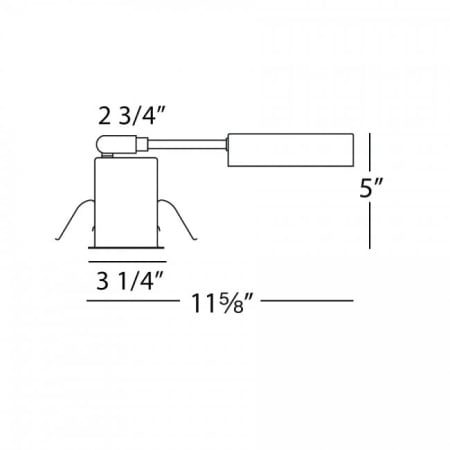 WAC Lighting 4 Foot J Track System - 120V Black Track Lighting With Mounting Hardware