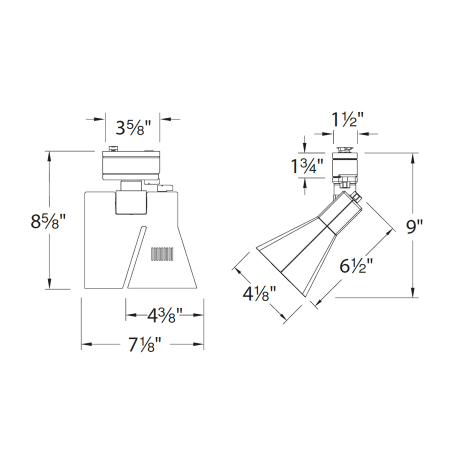 WAC Lighting-J-LED23F-Line Drawing