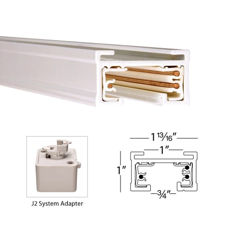 WAC Lighting-J2-TBLE-Dimensional View