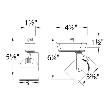 WAC Lighting-JHT-808LED-Line Drawing