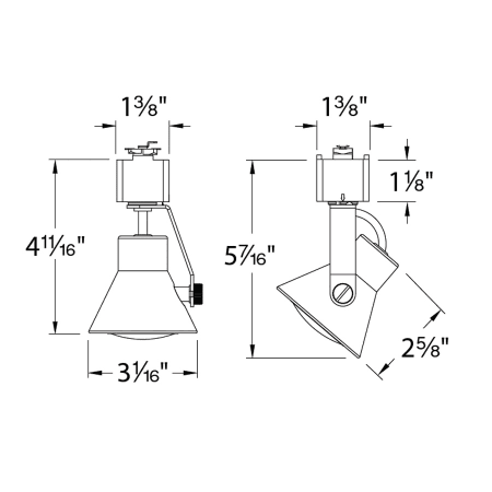 WAC Lighting-JTK-103LED-Line Drawing