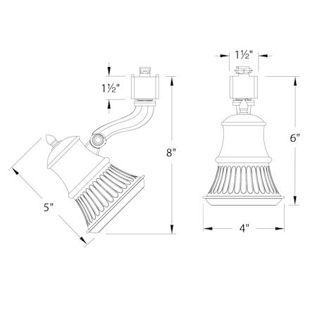 WAC Lighting-JTK-793-Line Drawing
