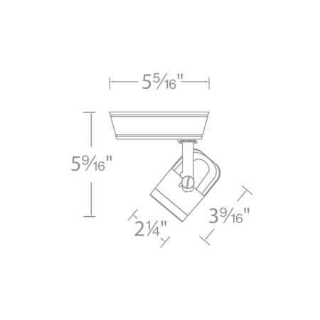 WAC Lighting-L-LED160F-Line Drawing