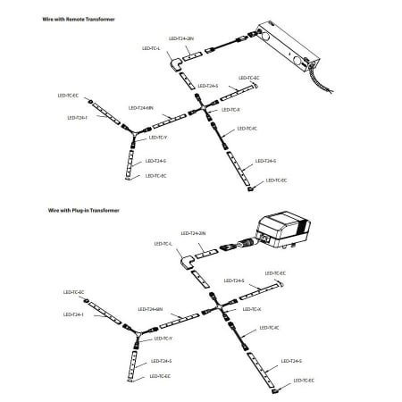 WAC Lighting-LED-T24L-2IN-System Example