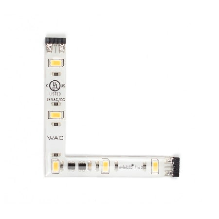 WAC Lighting InvisiLED PRO 2 24 Volt High Output LED Tape Light - Up to 330 Lumens per Foot - L Connector White / 3500K