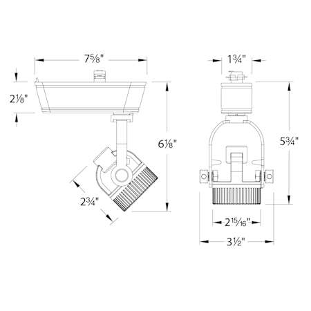 WAC Lighting-LHT-164LED-Line Drawing