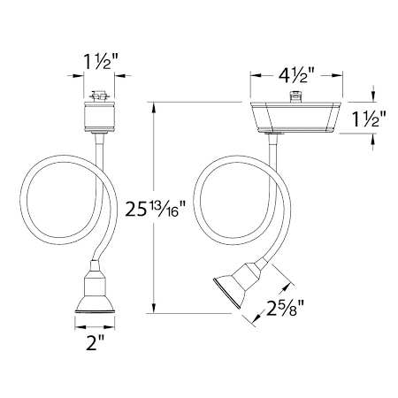 WAC Lighting-LHT-204LED-Line Drawing