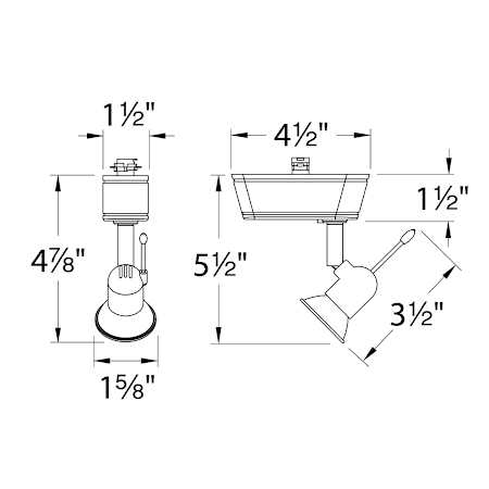 WAC Lighting-LHT-816LED-Line Drawing