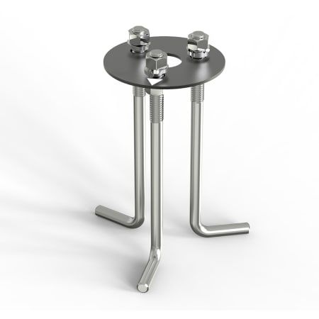 WAC Lighting Chamber Bollard Concrete Pour Kit for 6631, 6632, 6633 Black