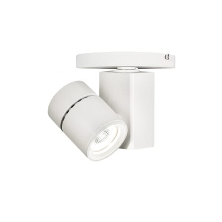 WAC Lighting Exterminator II Single Light 4 Inch Tall LED Monopoint Flood Beam Accent Light with 40° Beam Angle White / 2700K / 90CRI