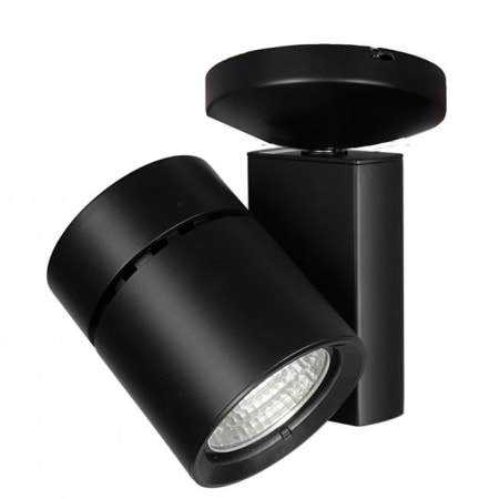 WAC Lighting Exterminator 5" Wide LED Accent Light / Ceiling Fixture / Wall Sconce - 55° Flood Beam Spread - 52 Watts Black / 3500K / 85CRI