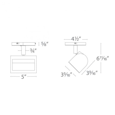 WAC Lighting-MO-3020W-Line Drawing