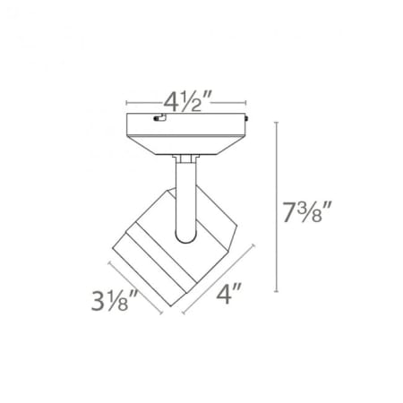 WAC Lighting-MO-LED522S-Line Drawing