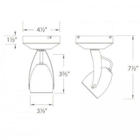 WAC Lighting-MO-LED810S-Line Drawing