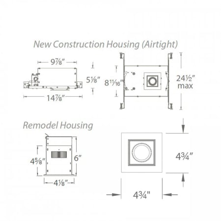 WAC Lighting-MT-3LD111NA-W-Line Drawing