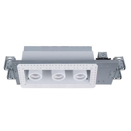 WAC Lighting Silo Multiples 3 Light 17"" Wide LED Square Adjustable and Invisible Trim with New Construction and IC Rated Housing - 30 Watts White / 2700K