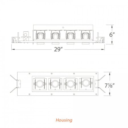 WAC Lighting-MT-4LD411NE-S-Line Drawing