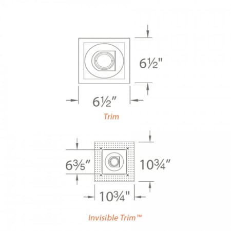 WAC Lighting-MT-5LD125T-S-Line Drawing