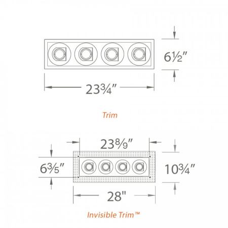 WAC Lighting-MT-5LD425T-F-Line Drawing