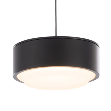 WAC Lighting Ohm 6" Wide LED Mini Pendant Black