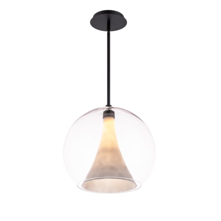 WAC Lighting Chantilly 14" Wide 3000K LED Pendant Black