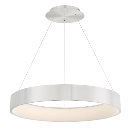 WAC Lighting Corso 31-1/2" Wide Integrated LED Ring Chandelier Brushed Aluminum