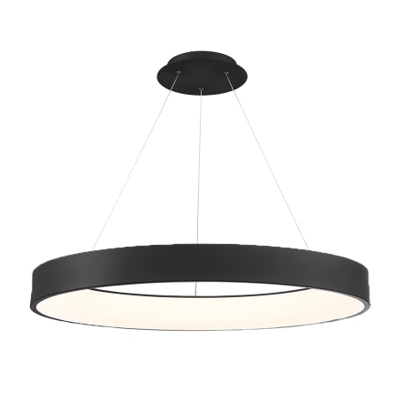 WAC Lighting Corso 42-1/2" Wide Integrated LED Ring Chandelier Black