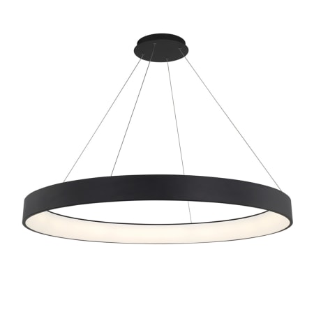 WAC Lighting Corso 53" Wide LED Ring Chandelier Black