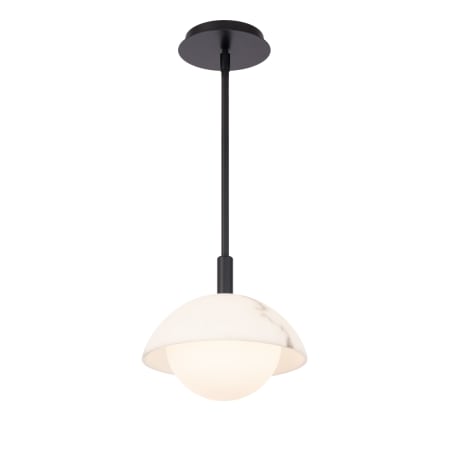 WAC Lighting Moonstone 10" Wide 3000K LED Pendant Black
